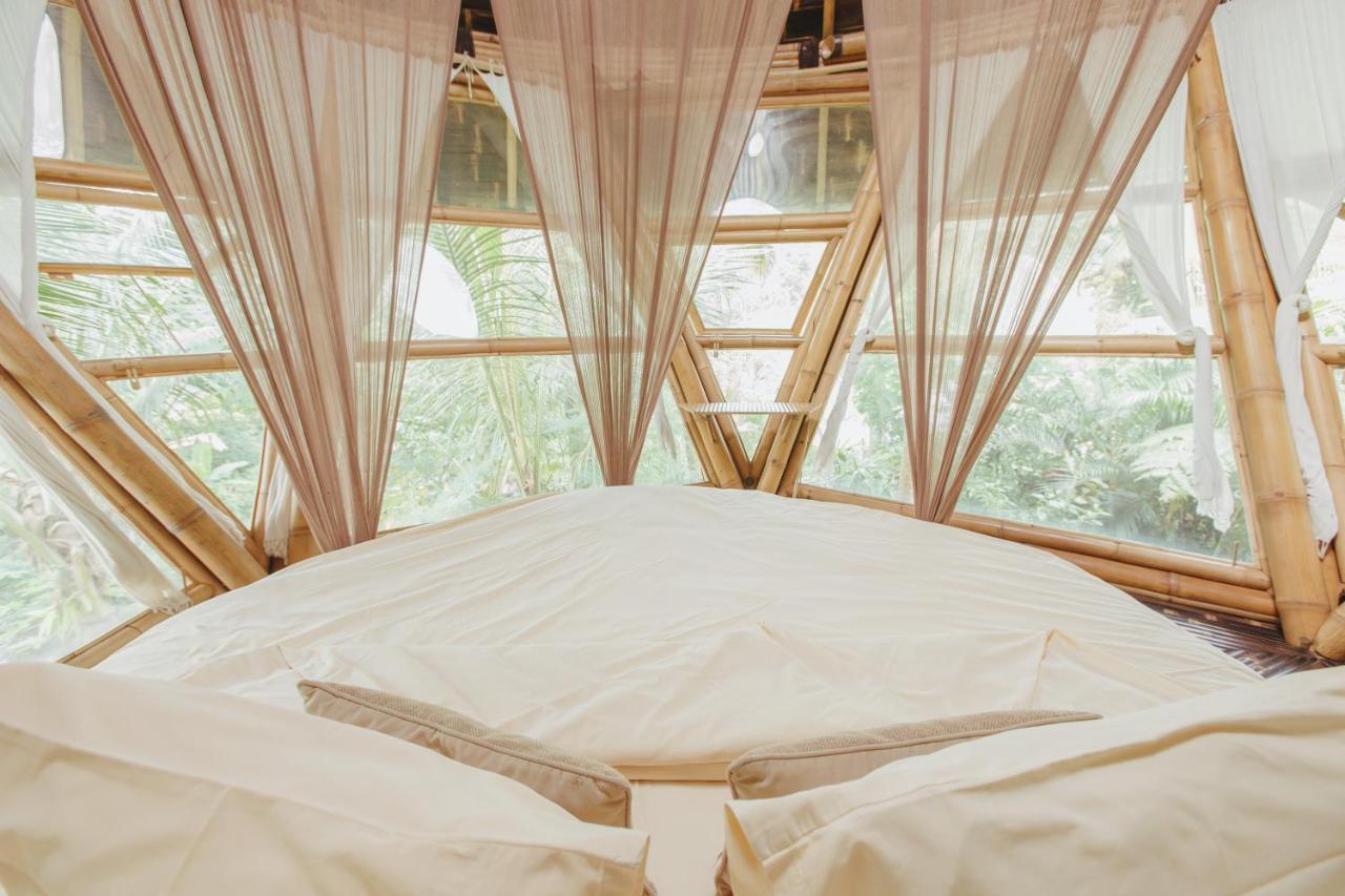 Villa Hideout Eco Bamboo House Bali Selat Exterior foto