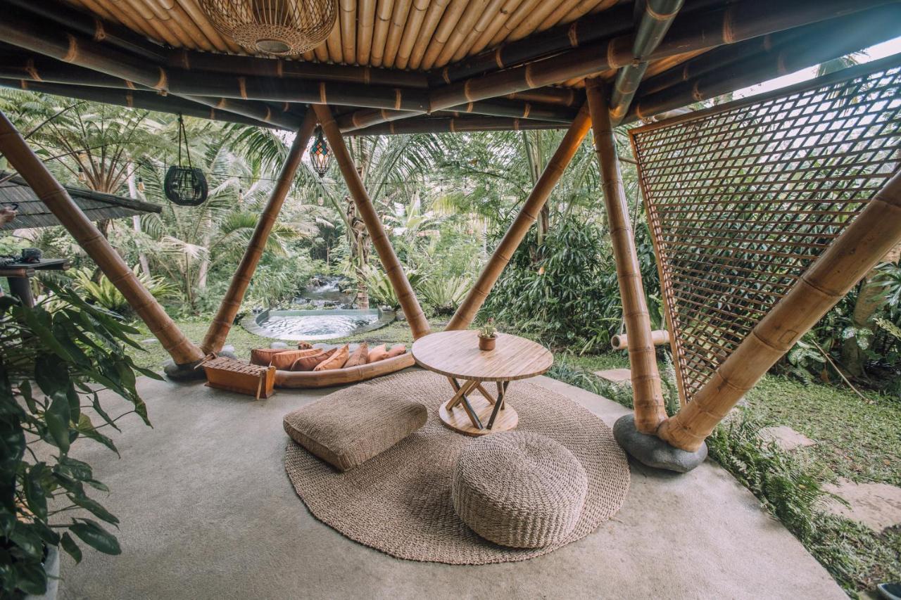 Villa Hideout Eco Bamboo House Bali Selat Exterior foto