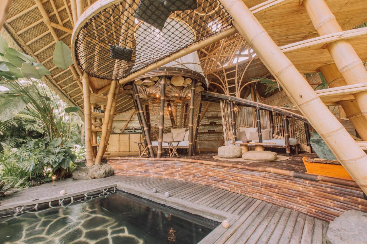 Villa Hideout Eco Bamboo House Bali Selat Exterior foto